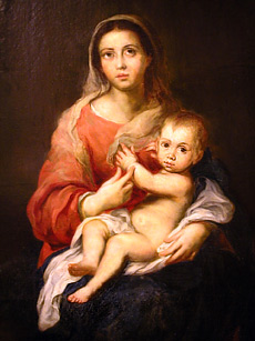 Grashe Seattle and Bellevue Fine Art Restorers. Art for sale: Painting ''Madonna With Child''