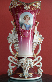 Grashe Seattle and Bellevue Fine Art Restorers. Art for sale: Old Paris Vase.