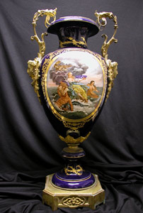 Grashe Seattle and Bellevue Fine Art Restorers. Art for sale: Porcelain ''Sevres Porcelain Vase'', 1865.