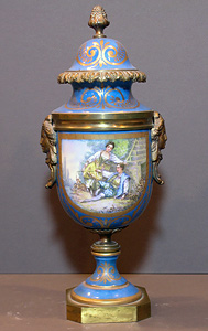 Grashe Seattle and Bellevue Fine Art Restorers. Art for sale: Sevres Vase.