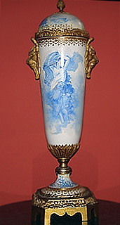 Grashe Seattle and Bellevue Fine Art Restorers. Art for sale: Sevres Vase With Bronze Ormolu.